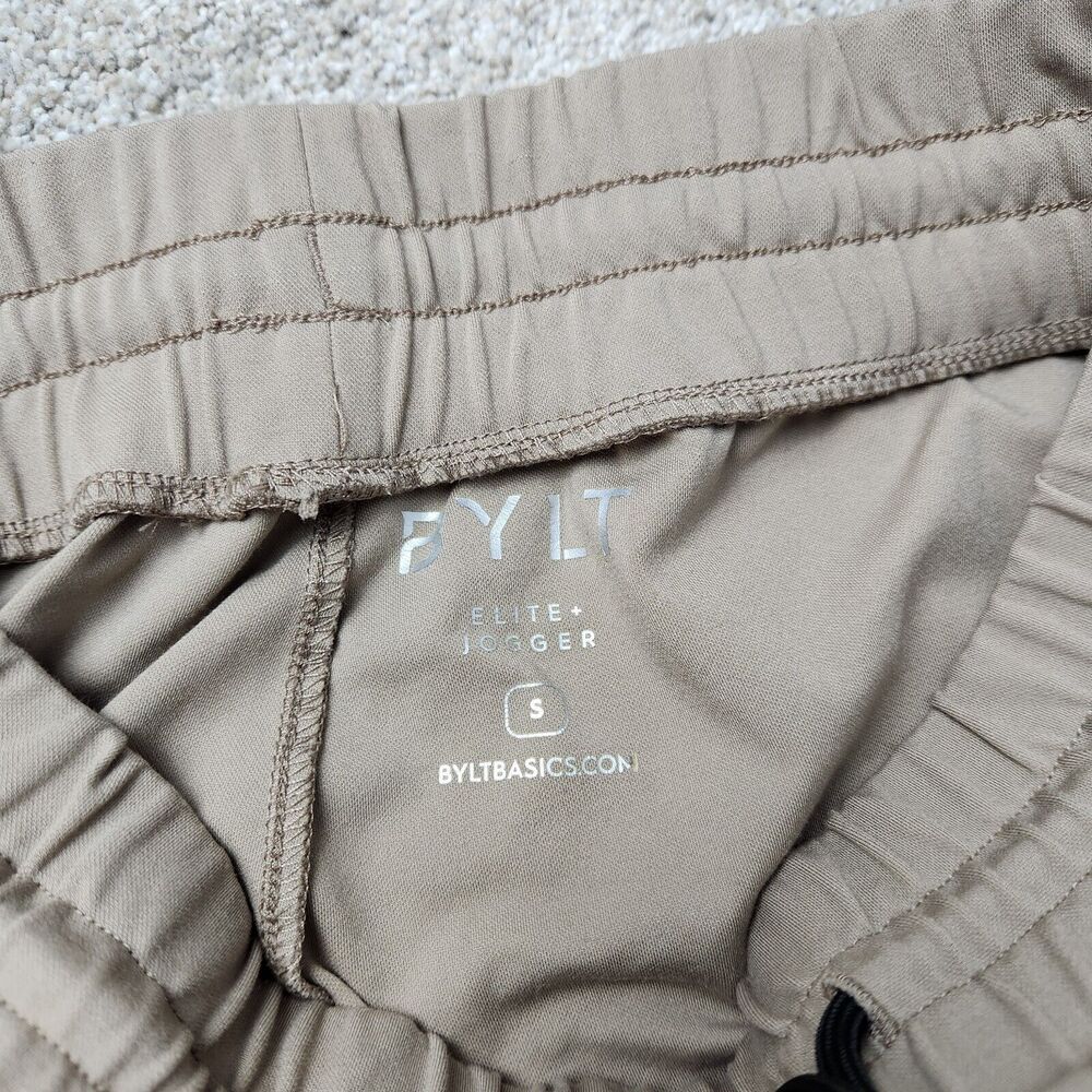 BYLT Pants Elite+ Joggers Women S Sand 4 Way‎ Stretch Drawstring Zipper Pockets - Picture 6 of 12